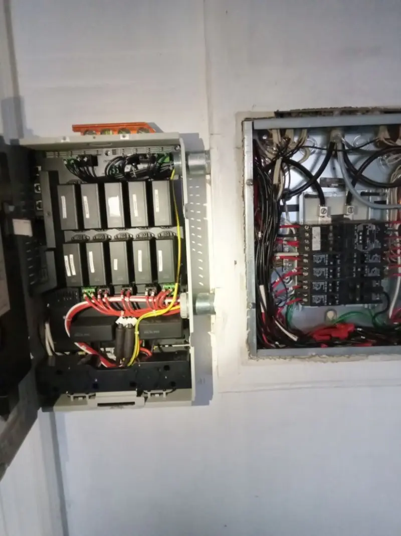 Electrical panel upgrade completed for Commercial Electrician Services in Robinson